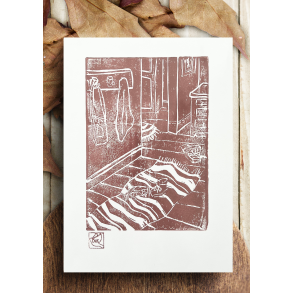 Linoleumstryk Hverdags Entre Rustrd