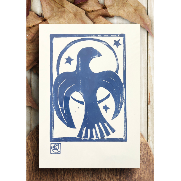 Linoleumstryk Hellig Due Bl