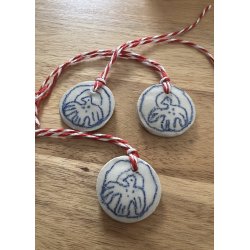 Juleophng Hellig Due (1stk)