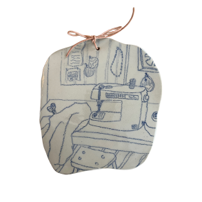 Keramik v�goph�ng med hverdags illustration. Nr. 5